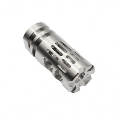 AR-15/.223/5.56 Compact Stainless Steel Compensator 